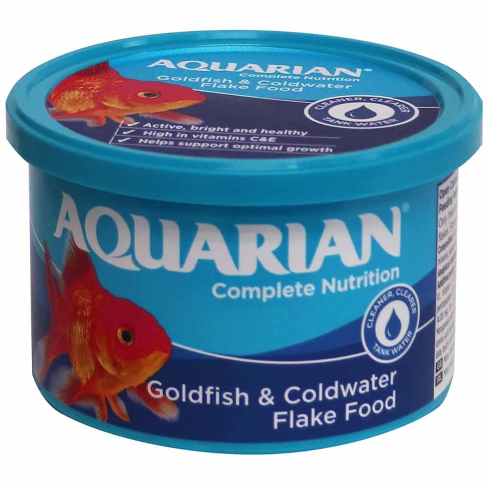 Aquarian Fish Food Goldfish Flaked Food 50g Image 1