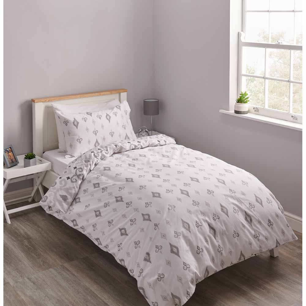 Wilko Ikat Print Single Duvet Set Wilko