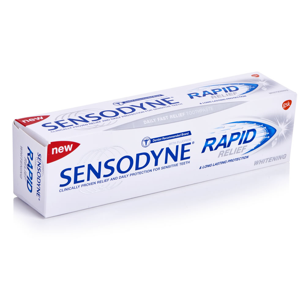 Sensodyne Rapid Relief Whitening 75ml Image