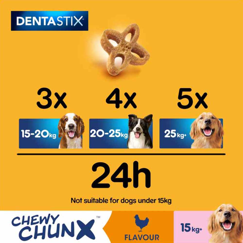 Pedigree Dentastix Chicken Chewy Chunx Maxi 68g Image 6