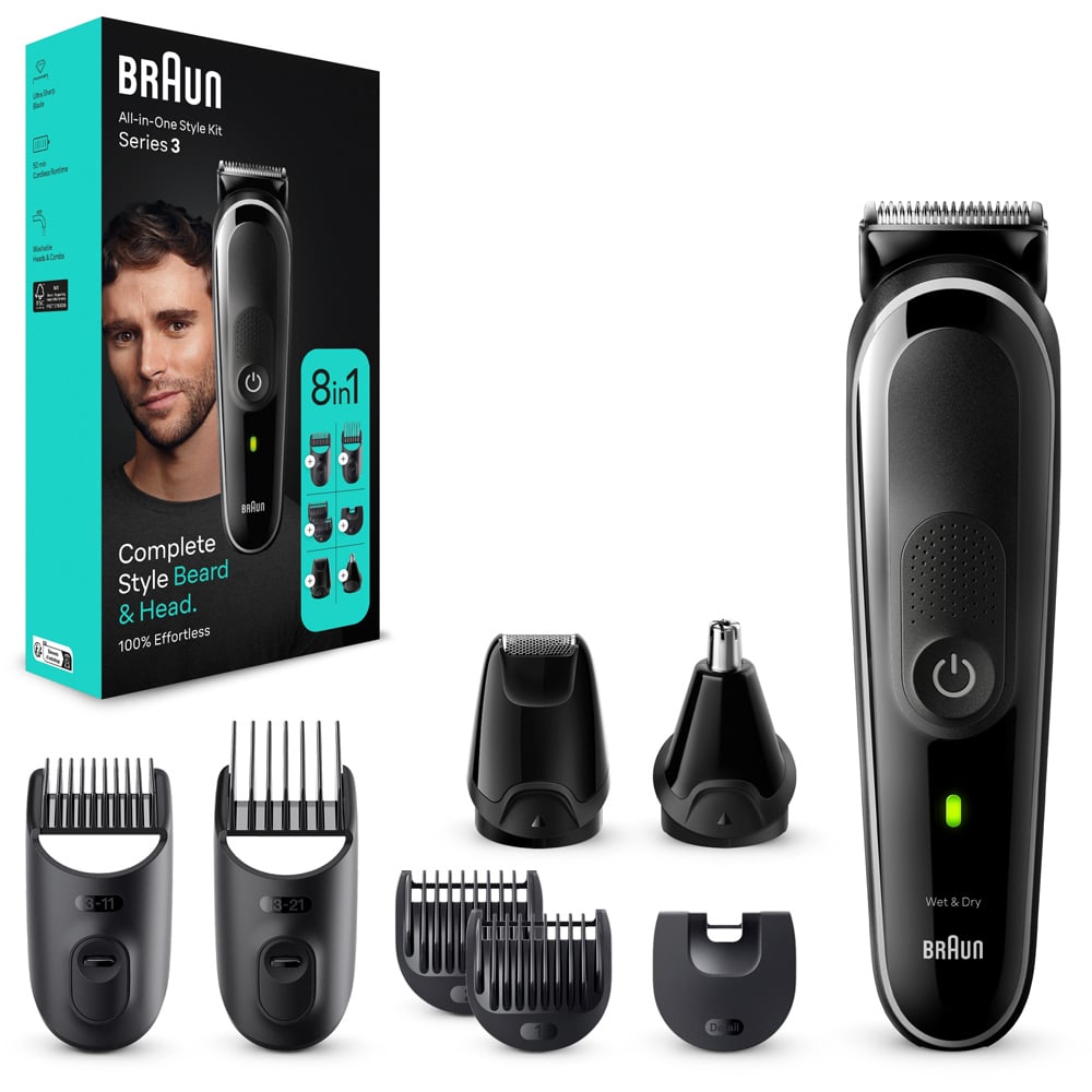 Braun Series 3 MGK3440 Style Kit Black Image 2