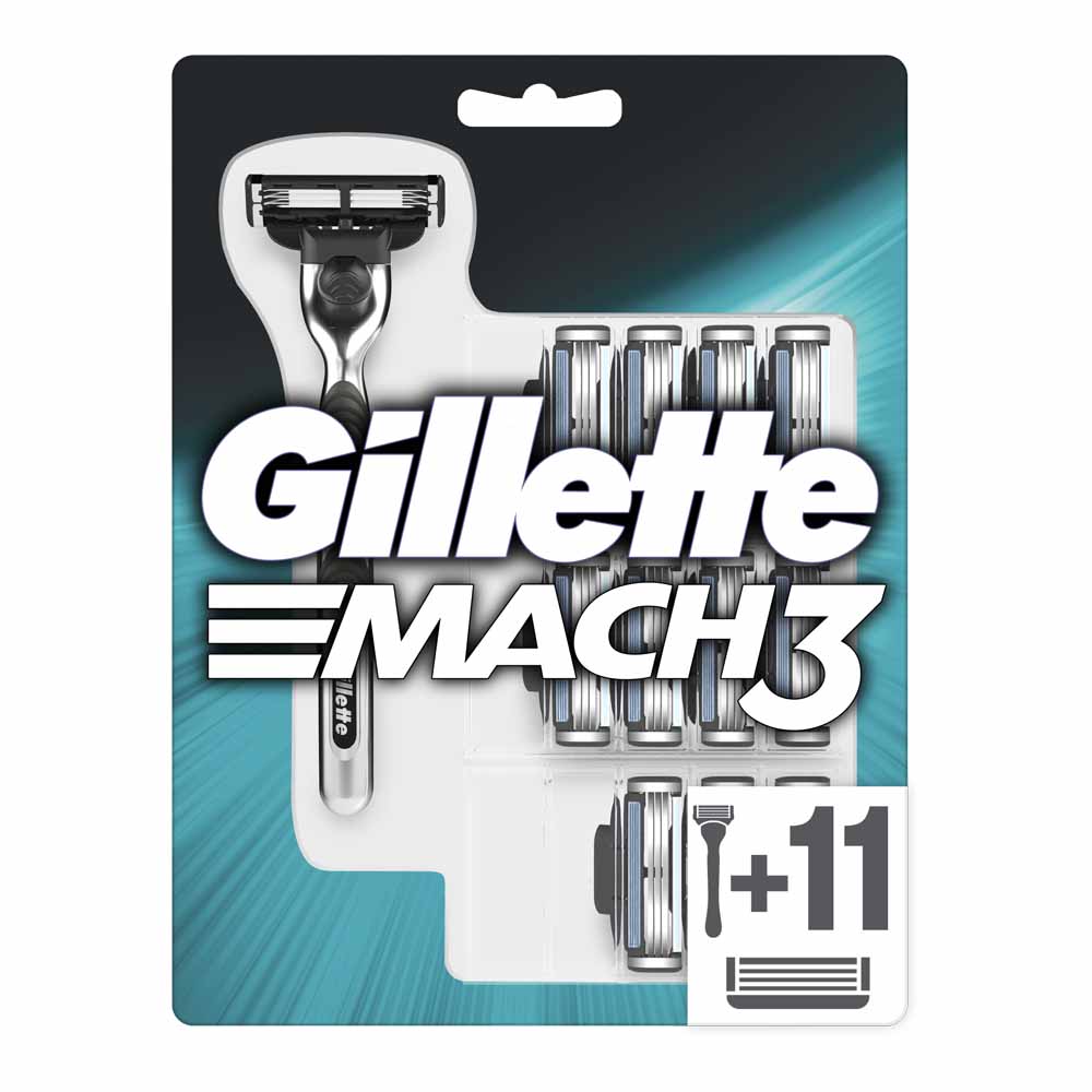 Gillette Mach 3 Men's Razor and Blades Image 1