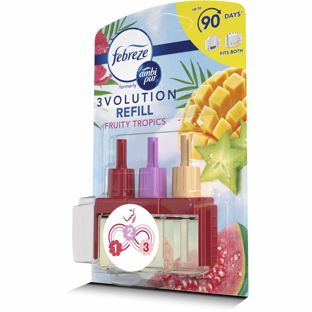 Febreze 3Volution Fruity Refill Air Freshener 20ml Image 3