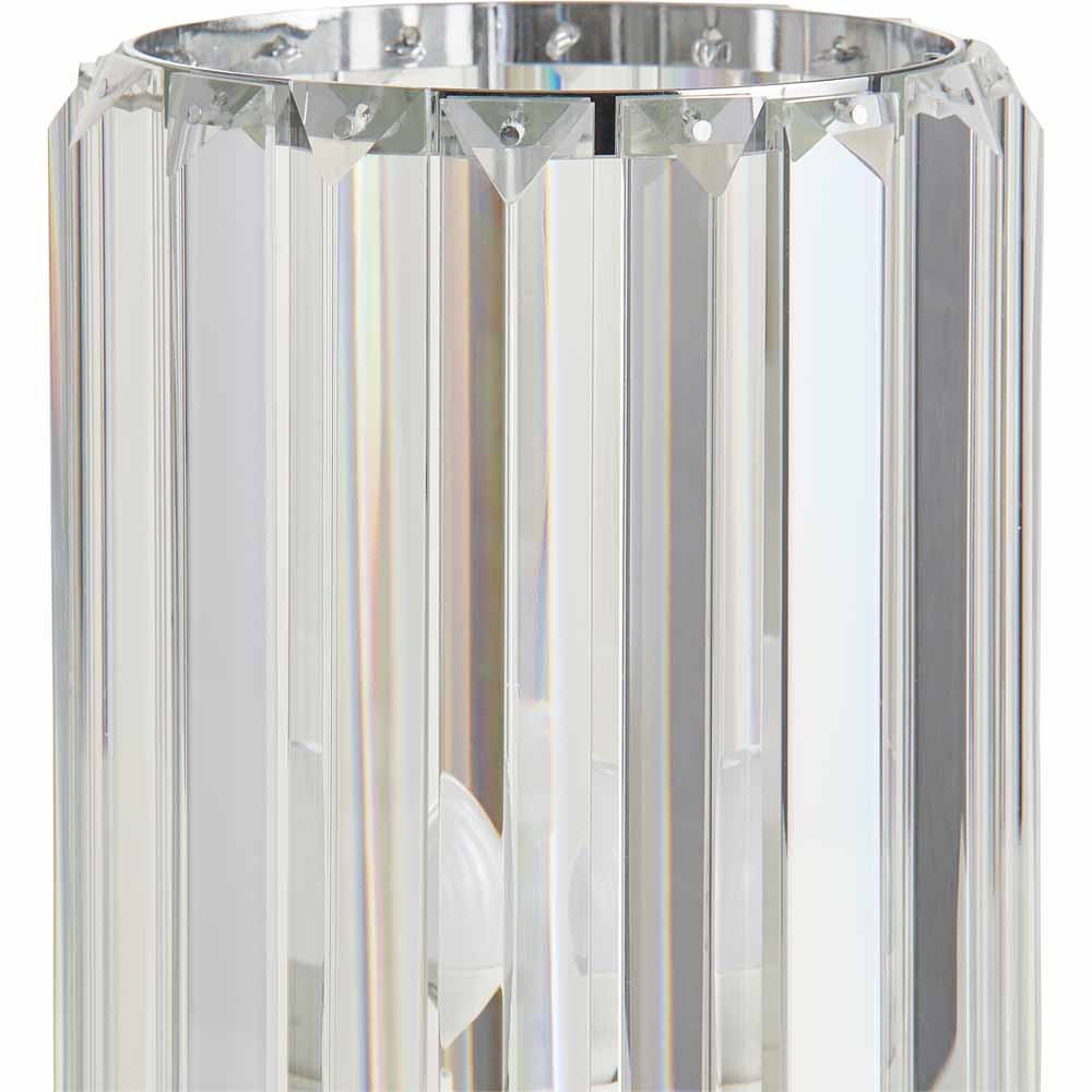 Wilko Clear Acrylic Table Lamp Image 4