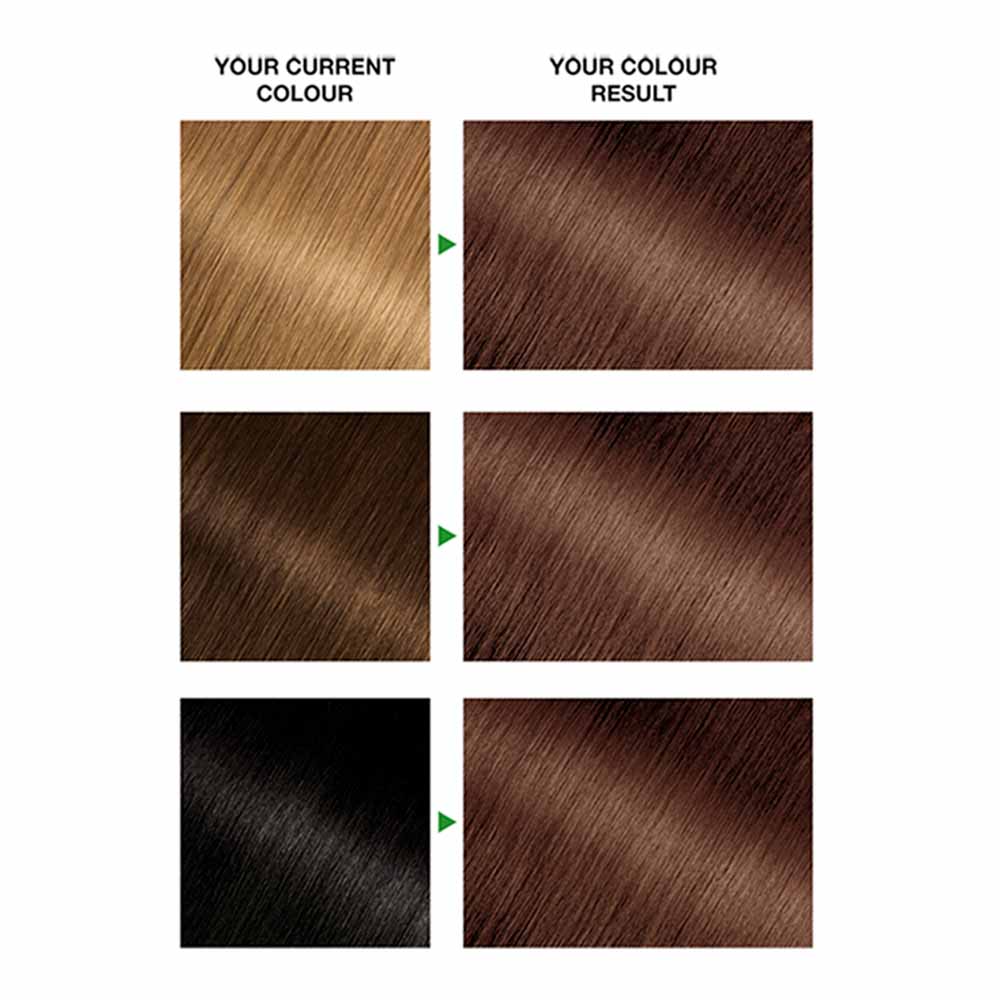 Garnier Nutrisse 6 Light Brown Permanent Hair Dye Image 3