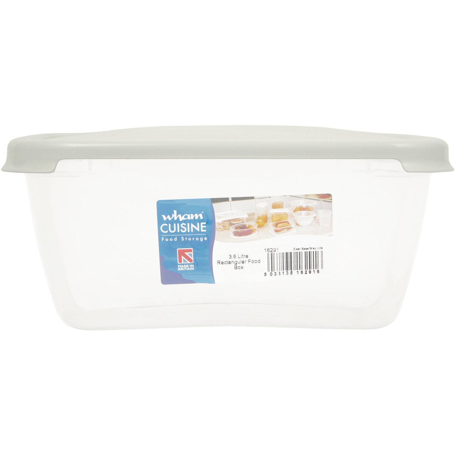 Studio Food Box with Flexible Lid - Clear / 1l Image 2