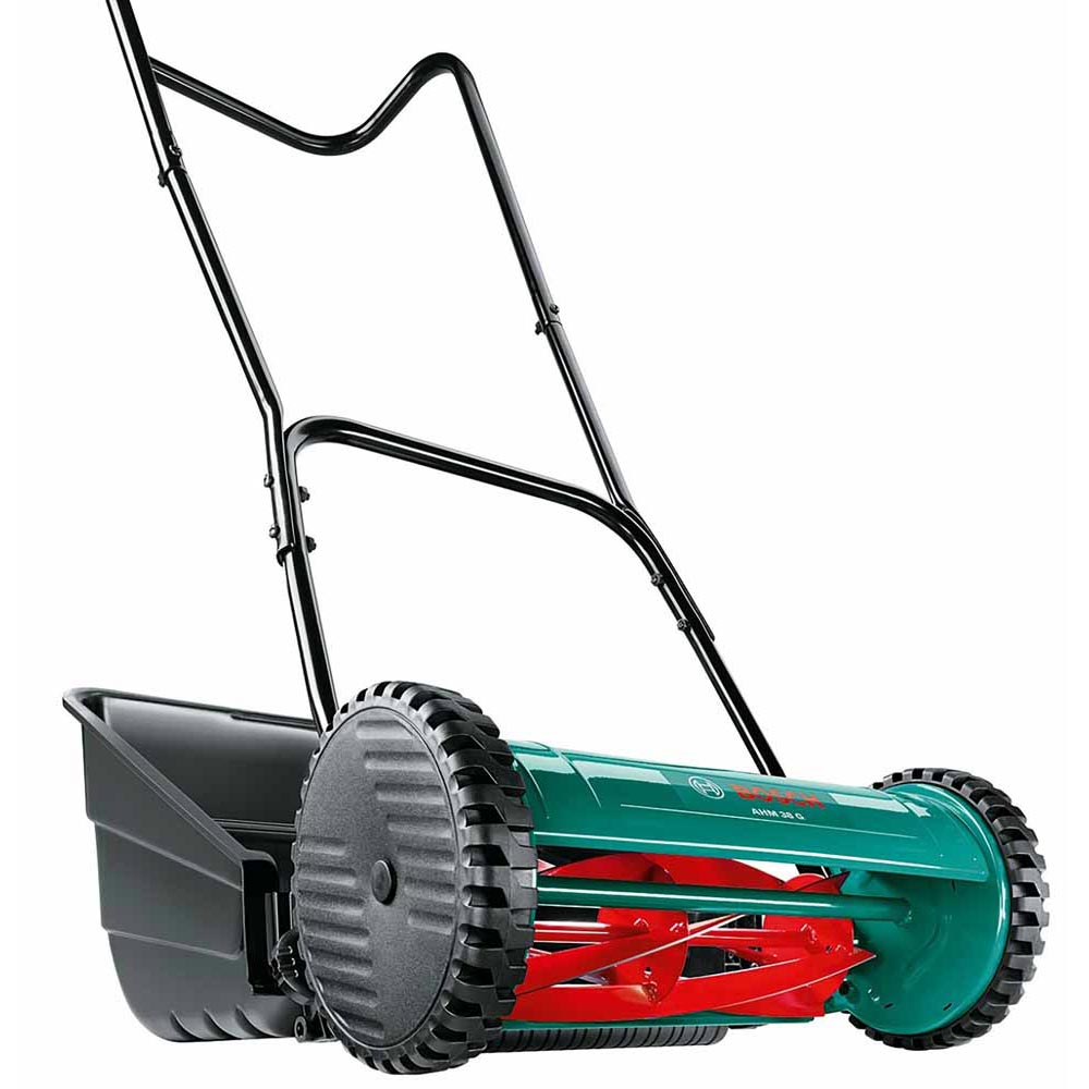 Bosch BOAHM38G Hand Propelled 38cm Cylinder Manual Lawn Mower Image 2