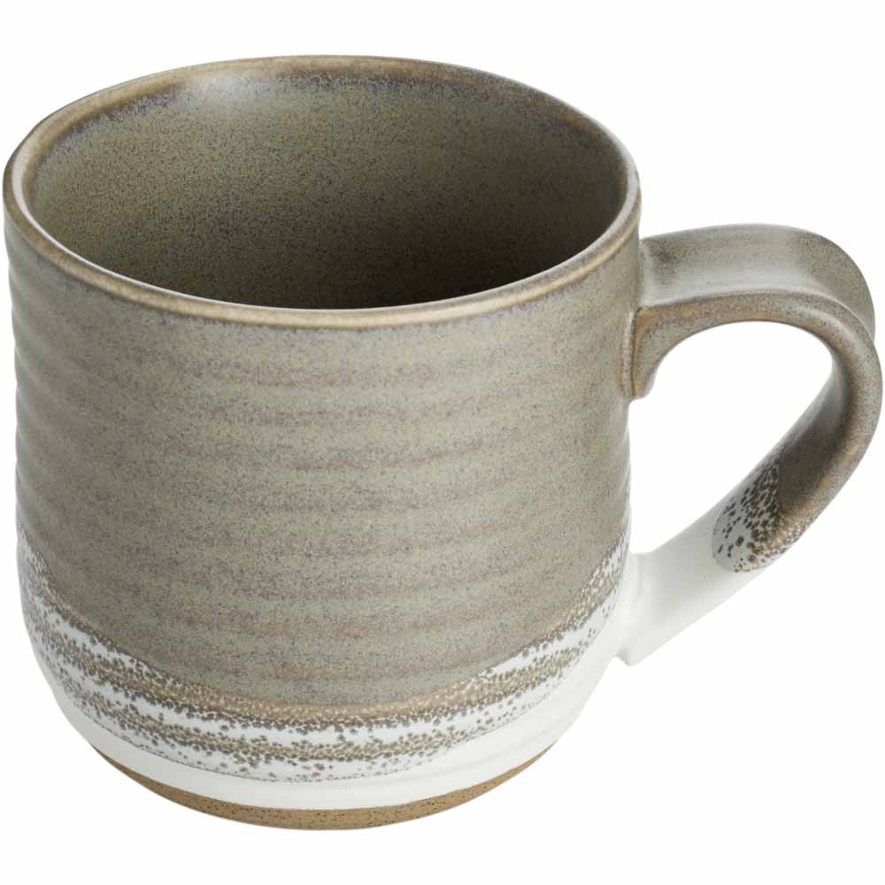 Wilko Stone Artisan Speckled Dipped Mug Image 2