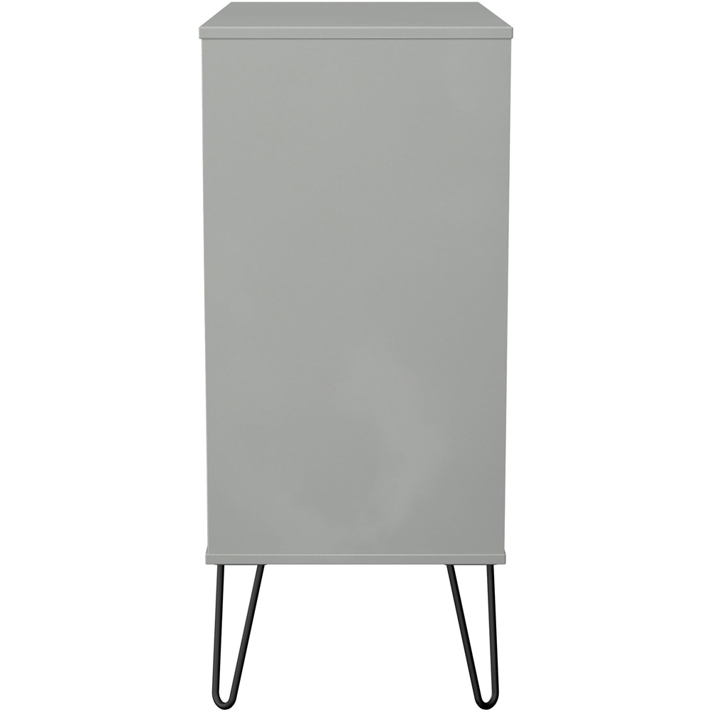Crowndale Harlequin 4 Drawer Dusk Grey Chest of Drawers Ready Assembled Image 4
