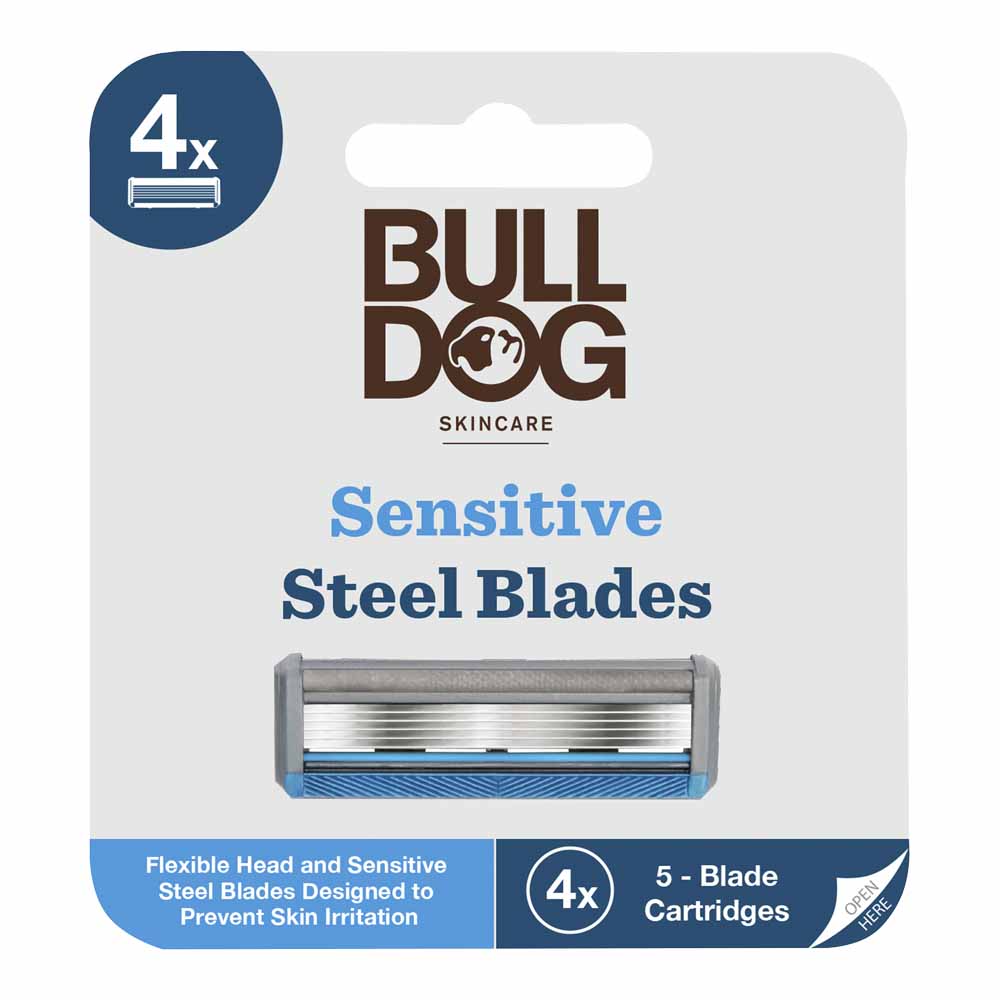 Bulldog Sensitive Blades 4 Pack Image 1
