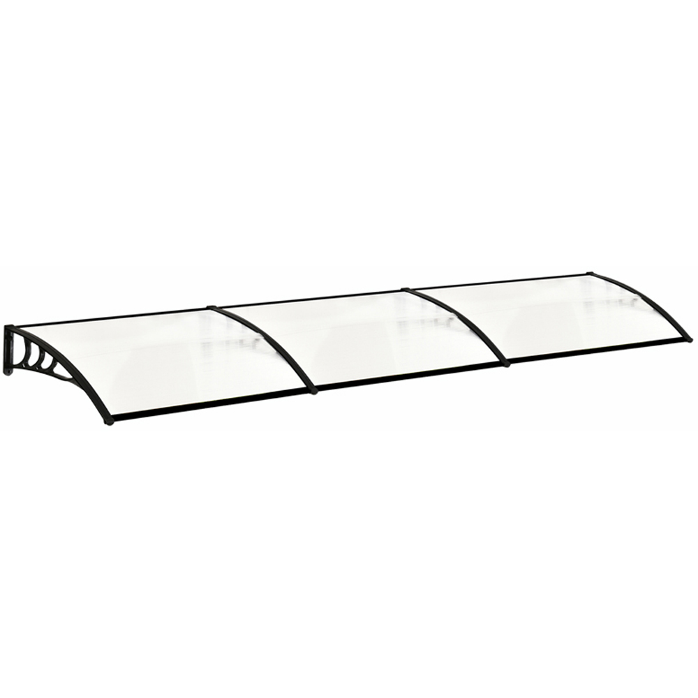 Living and Home Window Door Awning Canopy with Brackets 270cm Image 2
