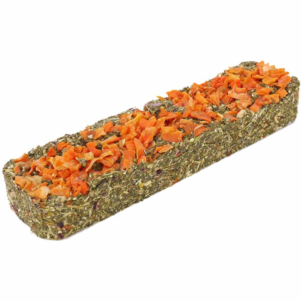 Single wilko Herb and Hay Carrot Apple and Marigold Veggie Bars 100g in Assorted styles Image 5