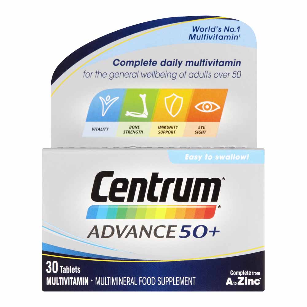 Centrium Advanced 50 Plus Multivitamin Tablets 30 pack Image