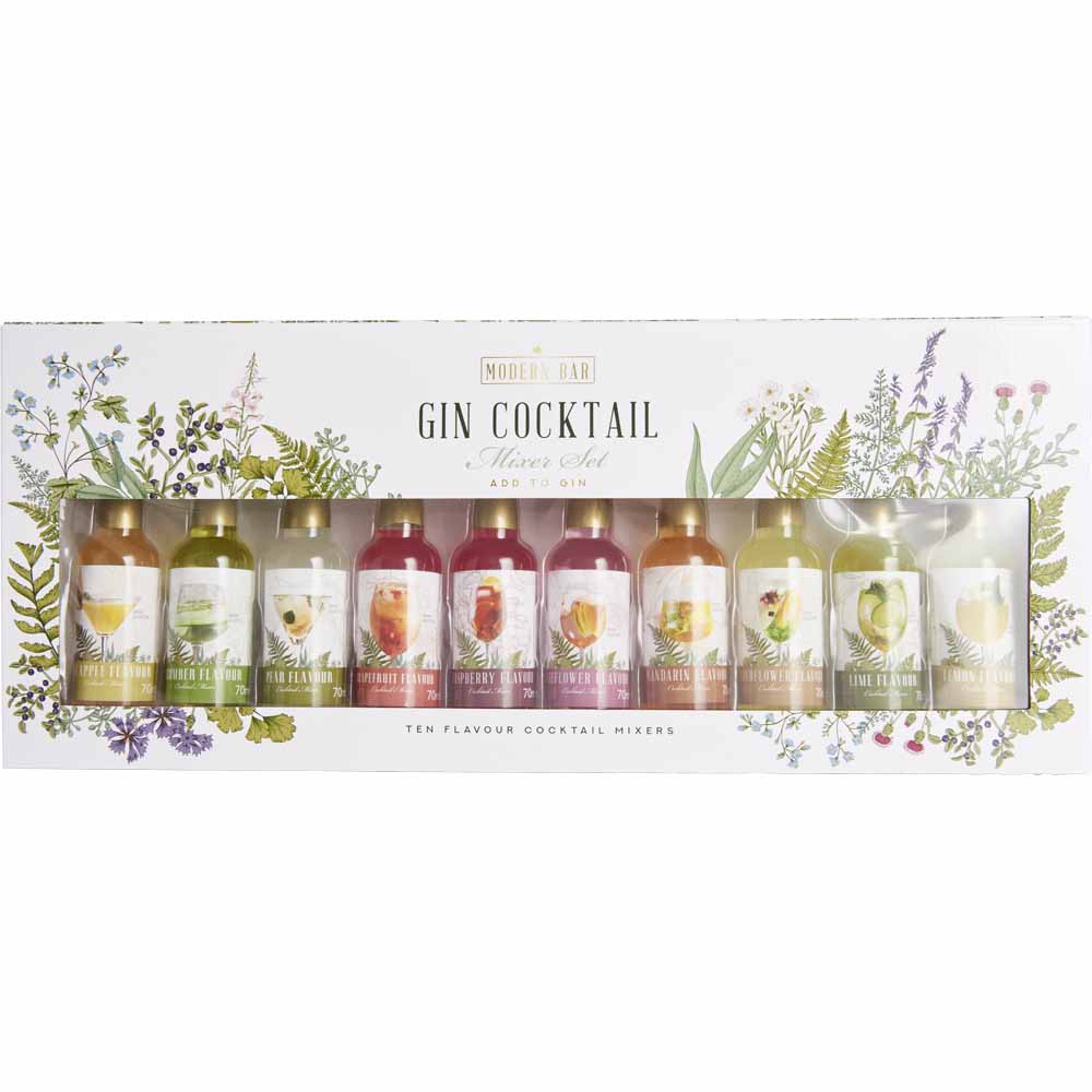 Wilko Gin Mixer Set 10 Pack Image