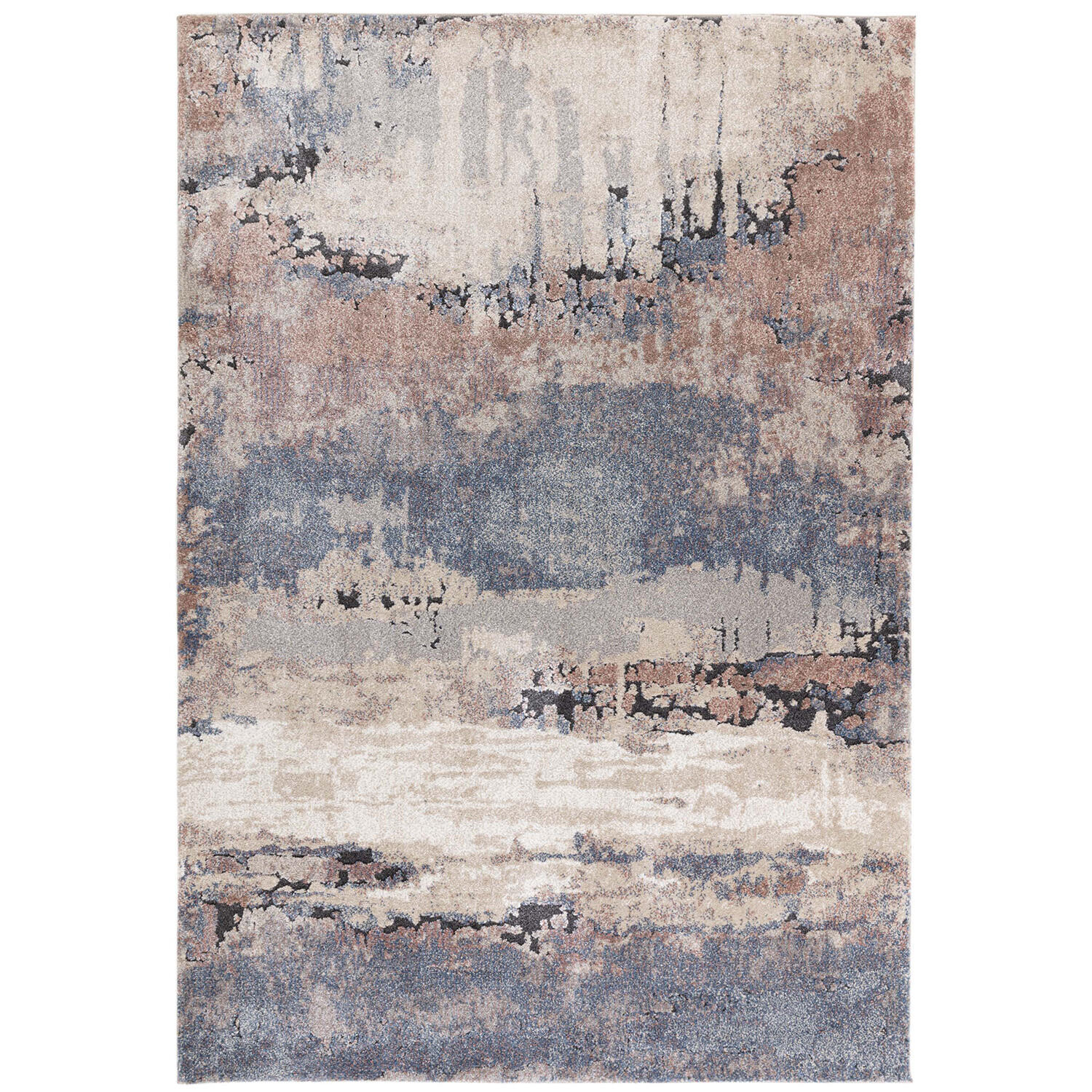 Pastel Abstract Rug 120cm Image 1