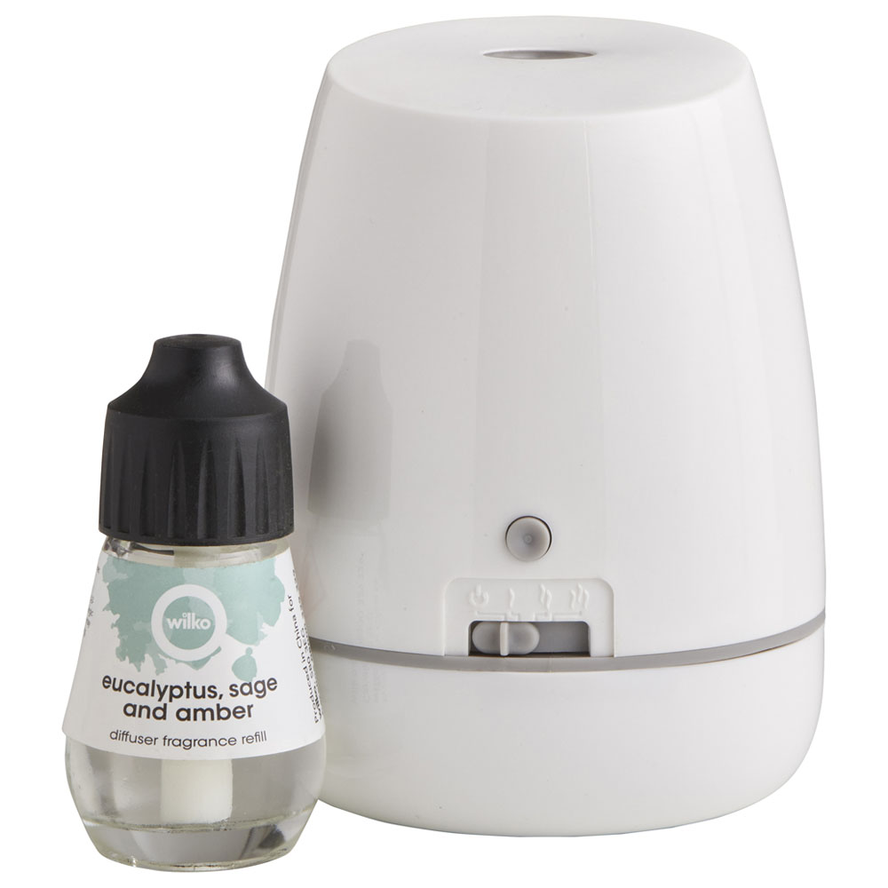 Wilko Eucalyptus Sage and Amber Room Diffuser with Fragrance Refill Image 2