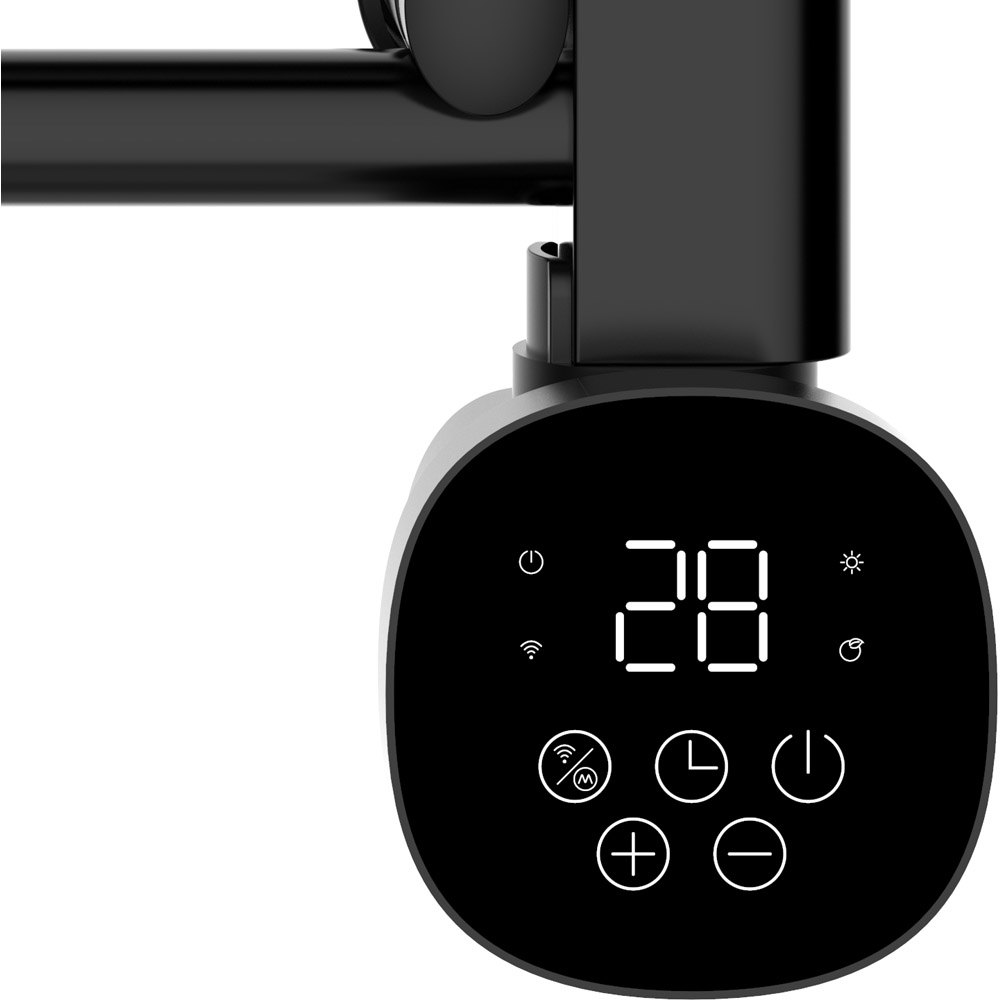 TCP Black Smart Wi-Fi Towel Radiator 1000W Image 3
