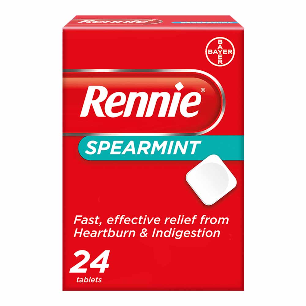 Rennie Spearmint Tablets 24 pack Image 2