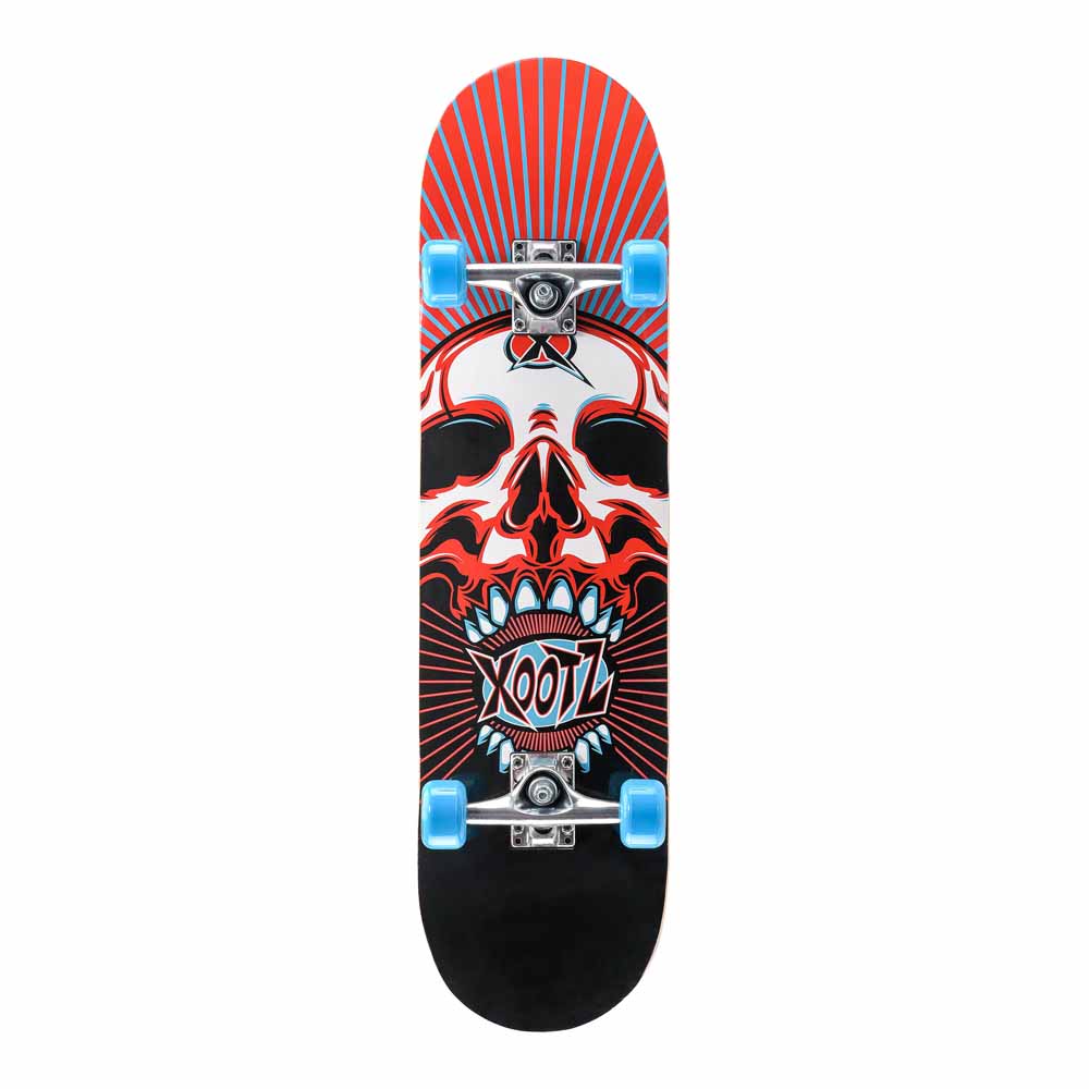 Xootz 31 inch Skull Double Kick Skateboard Image 2