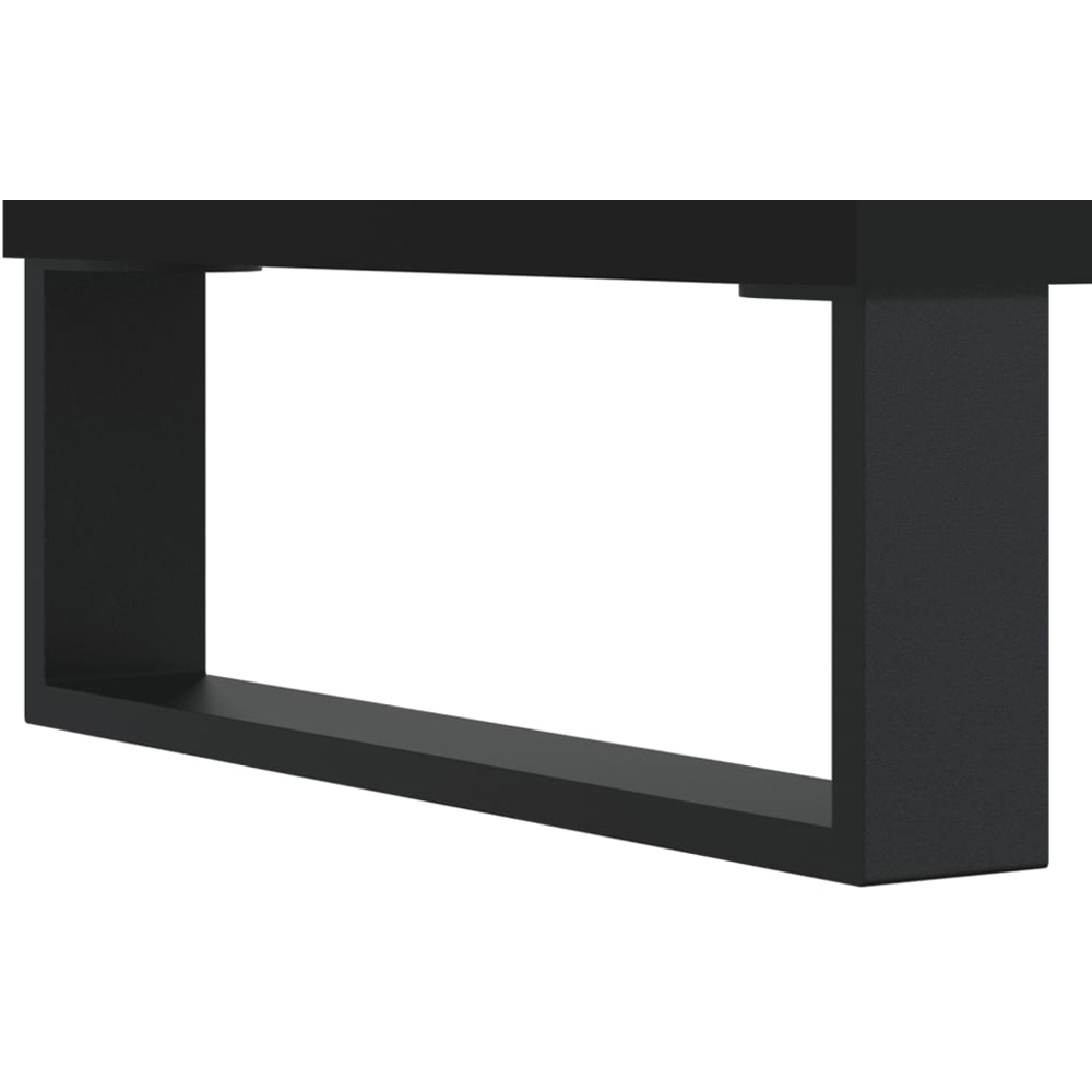 vidaXL Black Record Cabinet Image 7