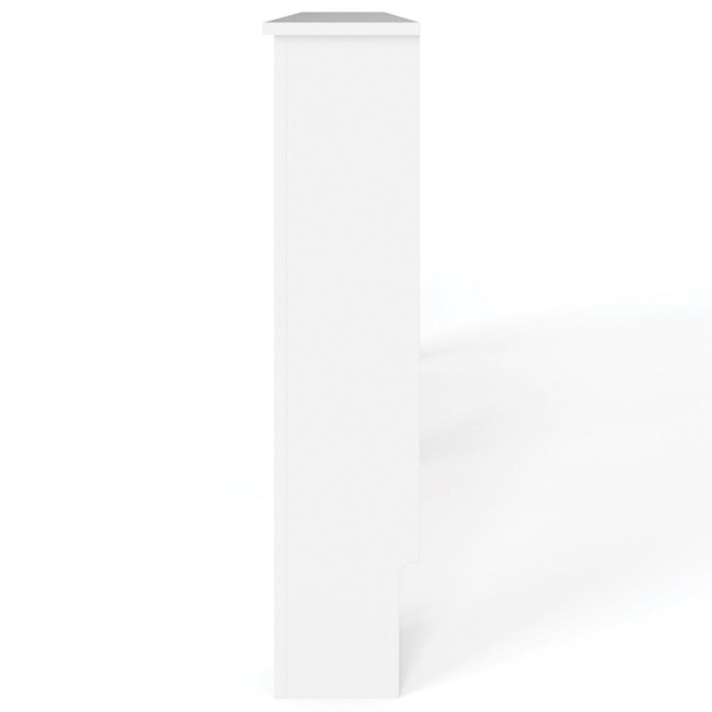GFW Harrison White Open Slat Radiator Cover XL Image 4