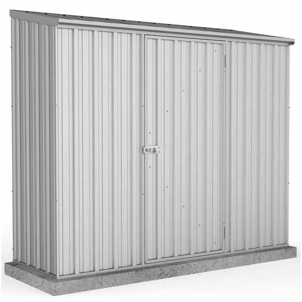 Mercia Garden Products Absco Space Saver 2.2 x 0.78m Pent Metal Shed - wilko