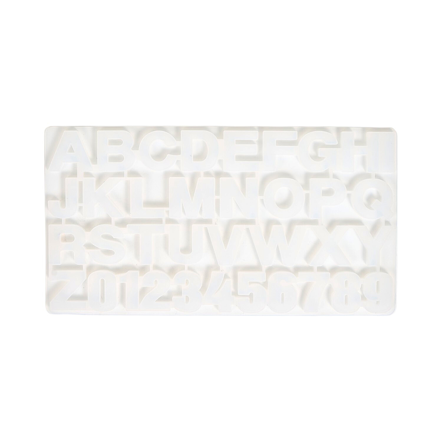 Silicone Alphabet Mould White Image 2