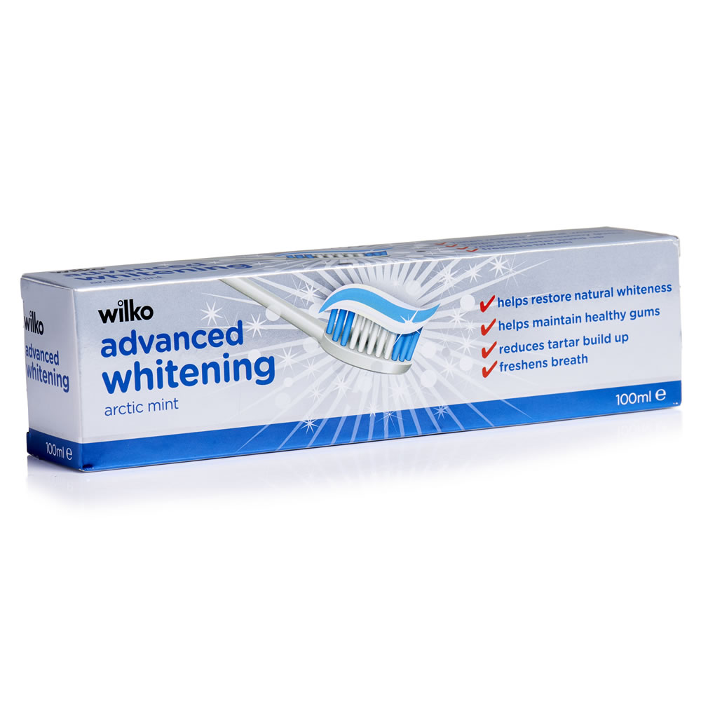 Wilko Advanced White Toothpaste 100ml   Image