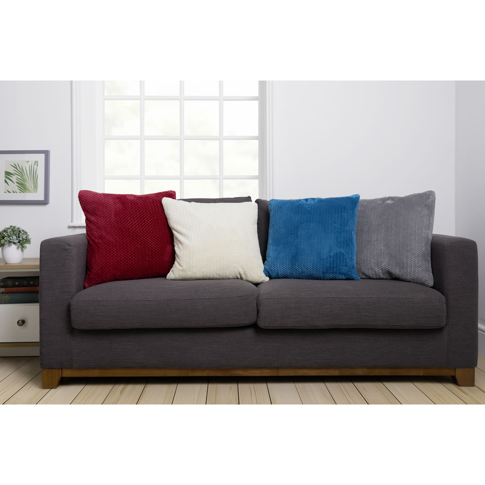 Wilko Cream Jumbo Cushion 55 x 55cm Wilko