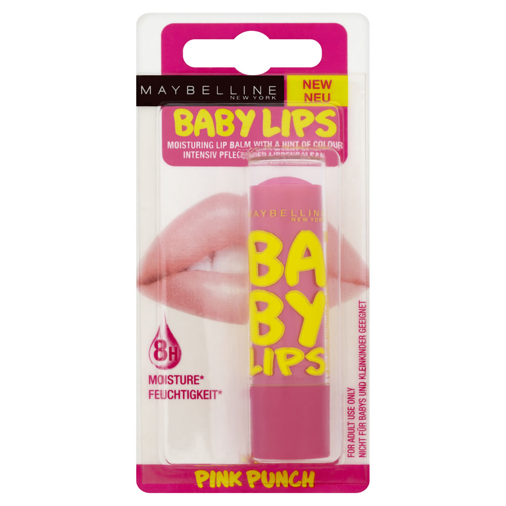 Maybelline Baby Lips Lip Balm Pink Punch 24ml Image