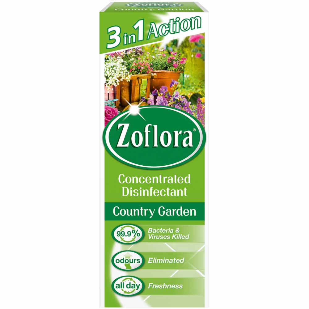 Zoflora Country Garden Concentrated Disinfectant 120ml  - wilko