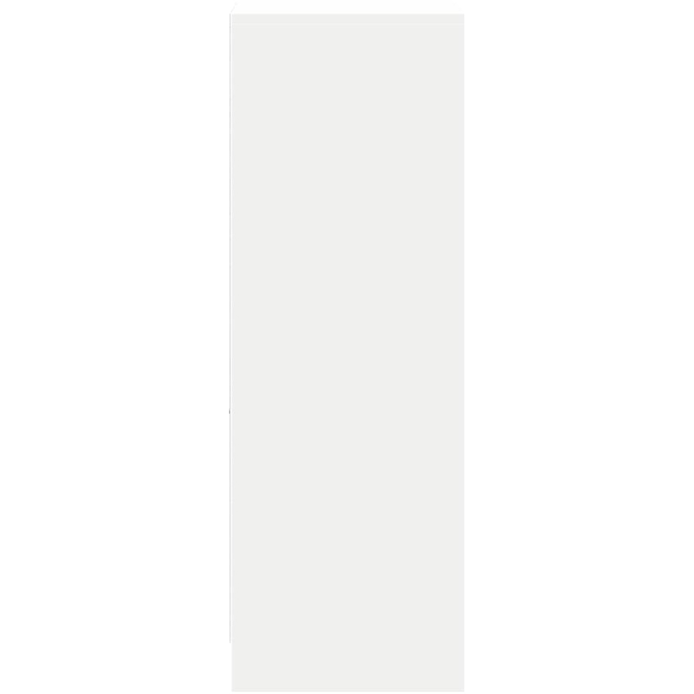 vidaXL Single Door Single Shelf White LED Sideboard Image 7