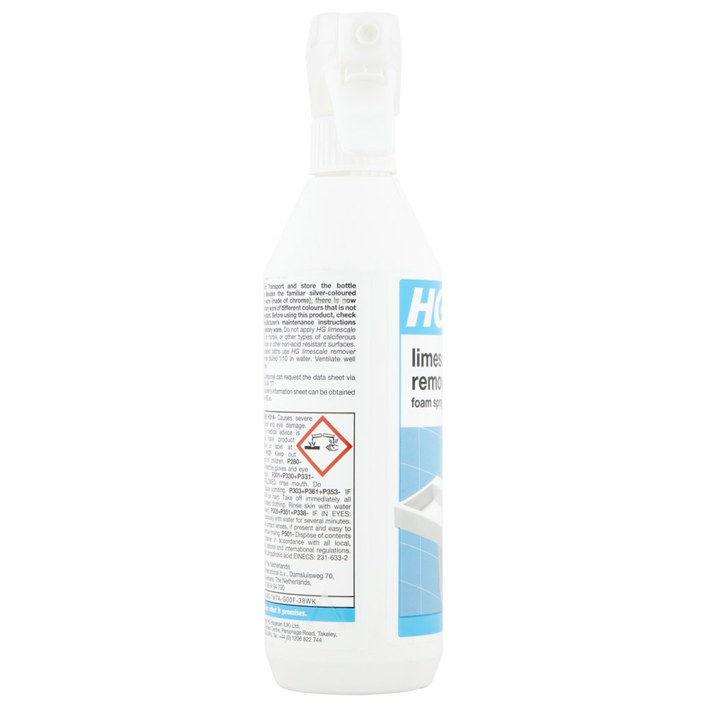 HG Limescale Remover Foam Spray 500ml Image 3