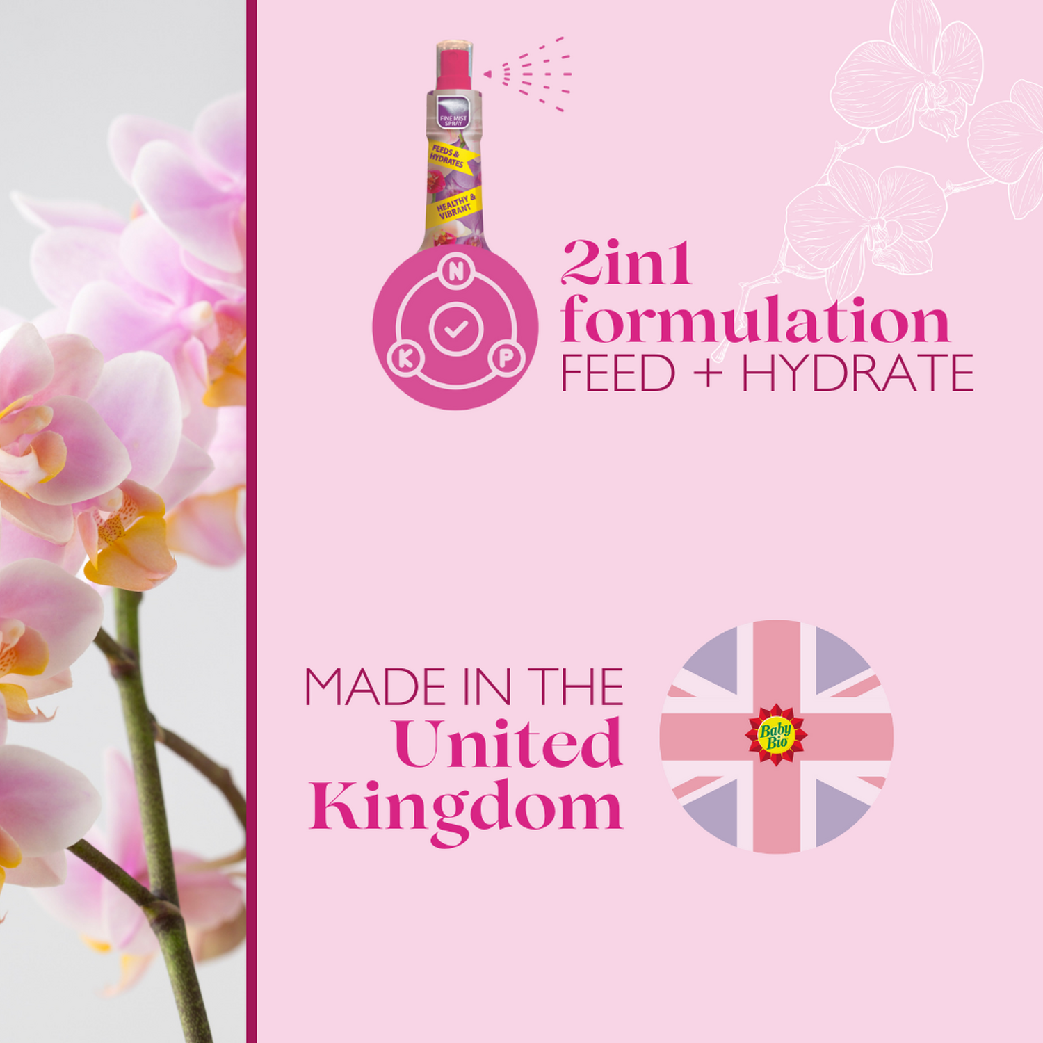 Baby Bio Orchid Feed and Mist Image 4