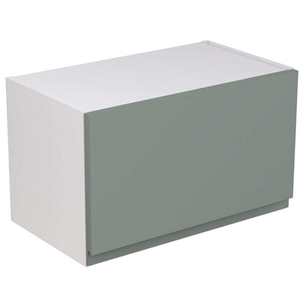 Kitchen Kit J-Pull Matt Sage Green Bridging Wall Kitchen Cabinet Flatpack 600mm Image 1