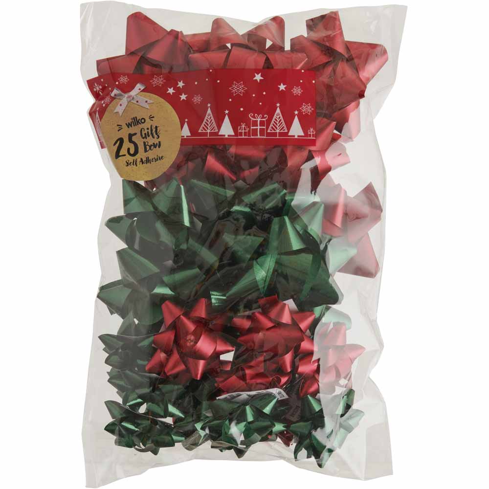 Wilko Cosy Bow Bag 25 Pack Image 1