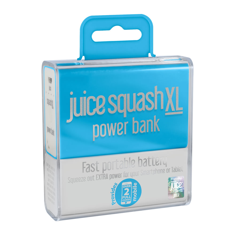 Juice Squash XL Power Bank Aqua 5600mAh Image 2