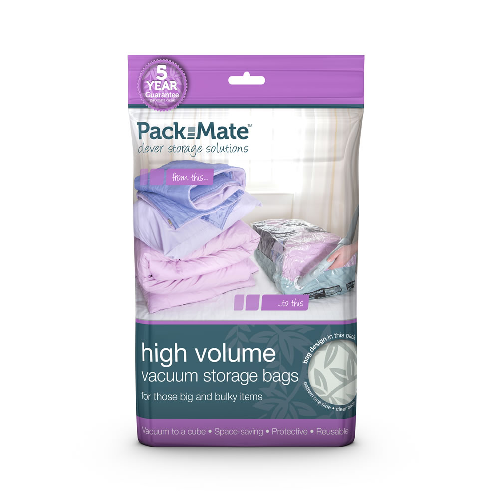 PackMate High Volume Vacuum Storage Bags Large 2 pack Image 1