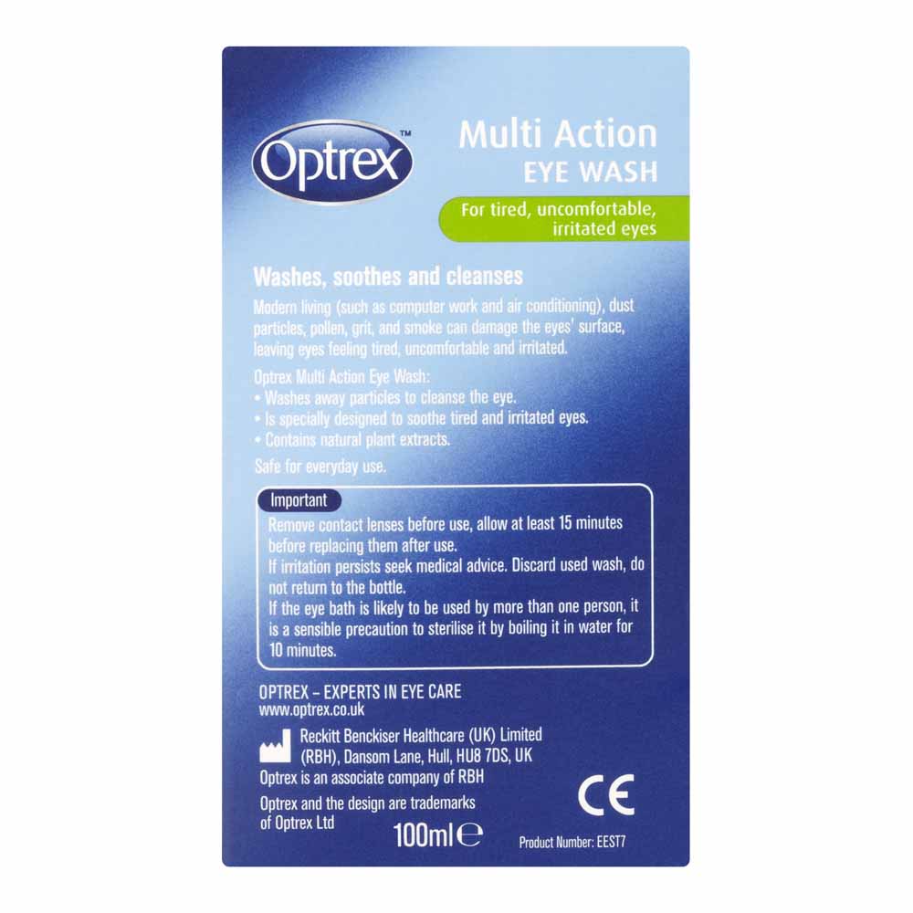 Optrex Eye Wash 100ml Wilko