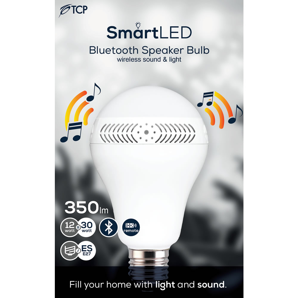 TCP Bluetooth Speaker Bulb ES 40W 1pk Image 2