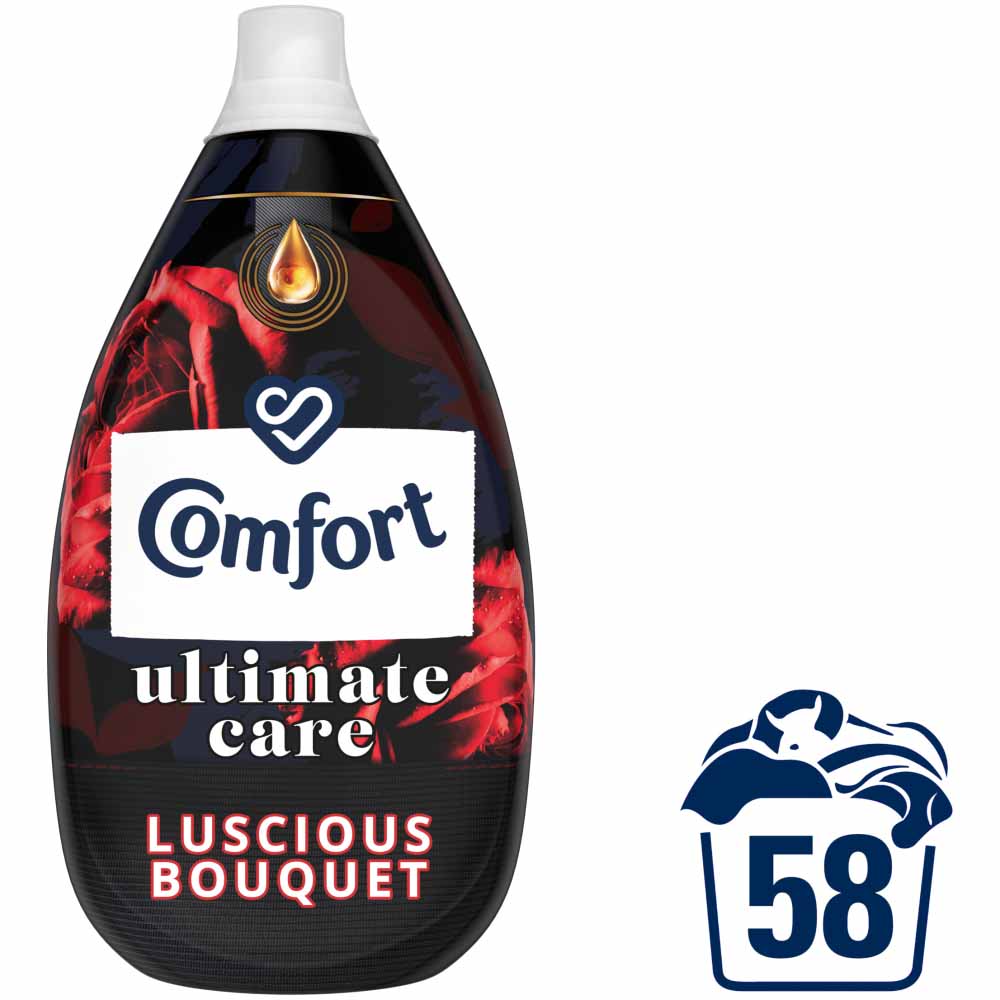 Comfort Luscious Bouquet Ultimate Care Fabric Conditioner 58 Washes 870ml Image 1
