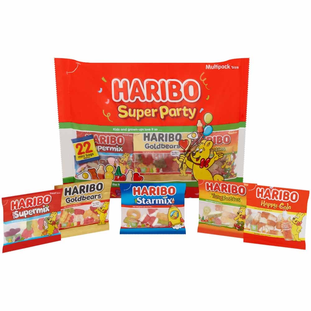Haribo Super Party Minis Multipack Sweets 352g Image 2