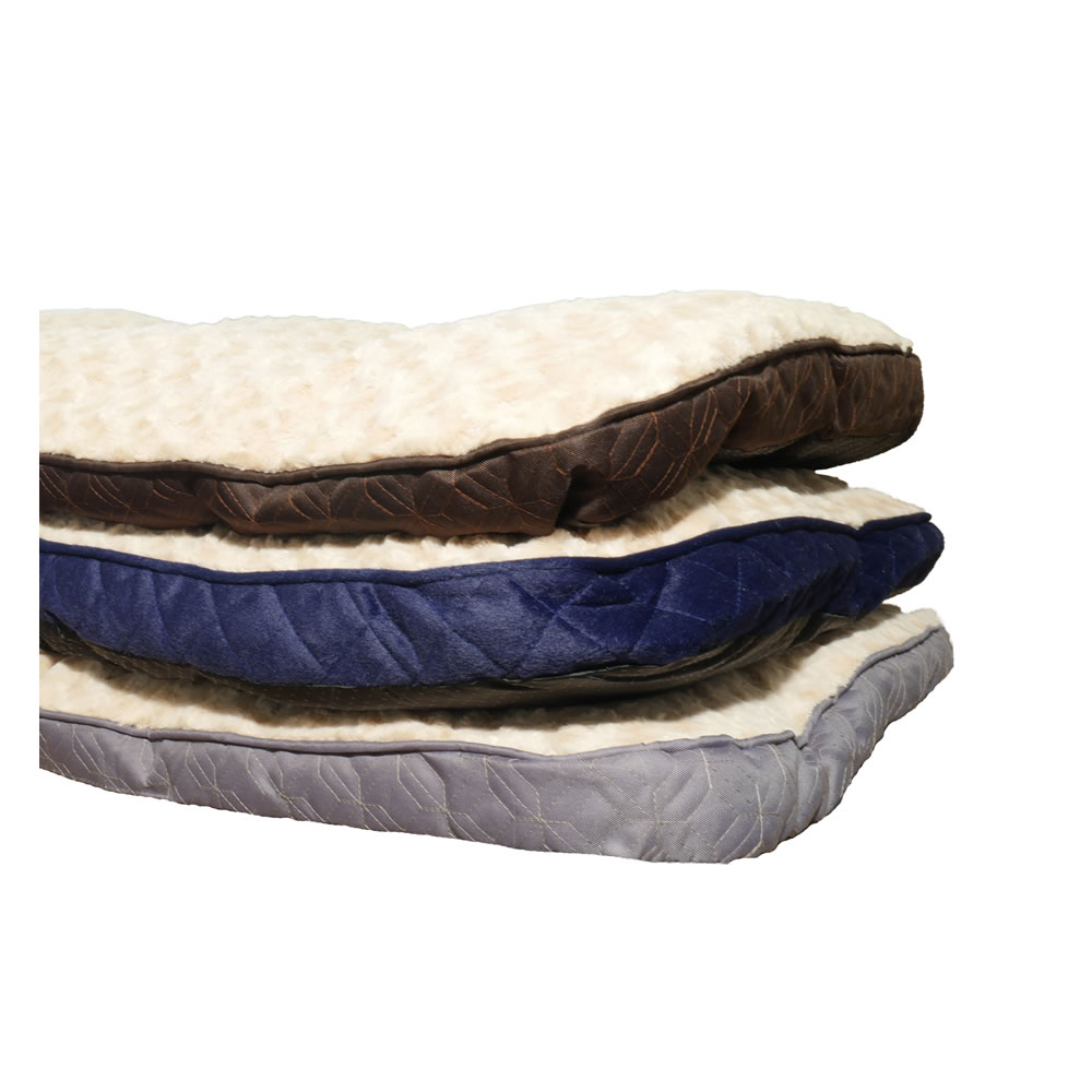 Single Wilko Quilted Mattress Dog Bed in Assorted styles Image 5