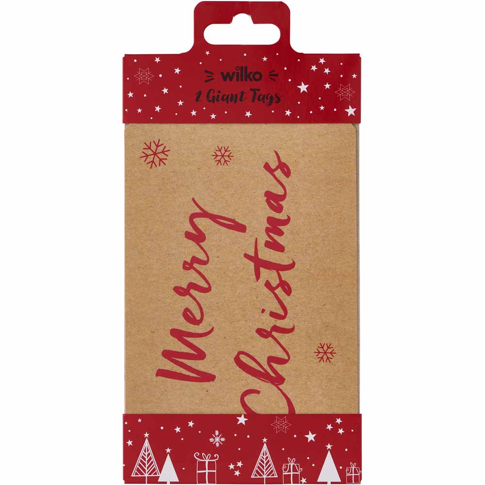 Wilko Cosy Giant Craft Tag Image 2
