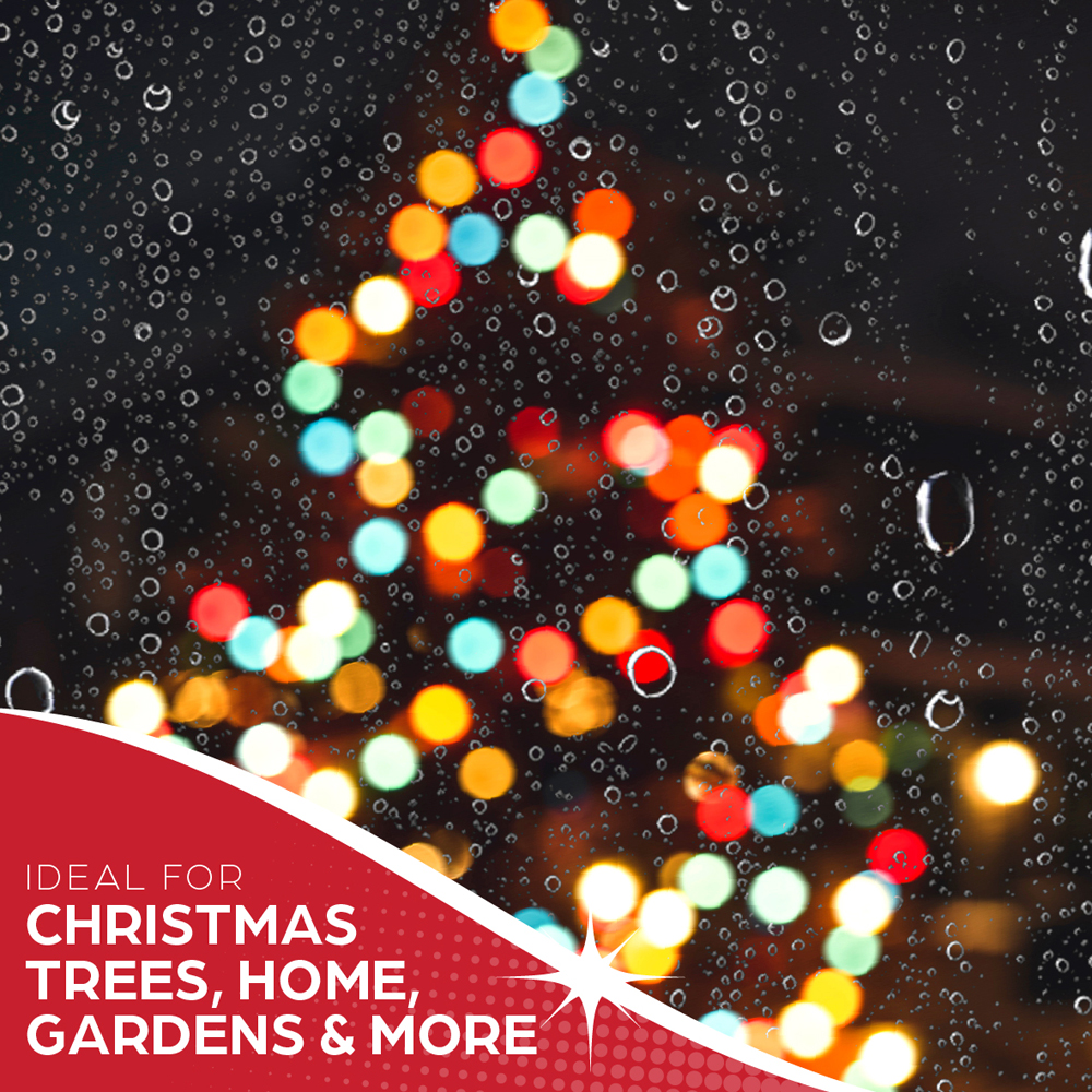 The Christmas Workshop 200 Multicolour Ultra Bright Christmas Tree Lights Image 8