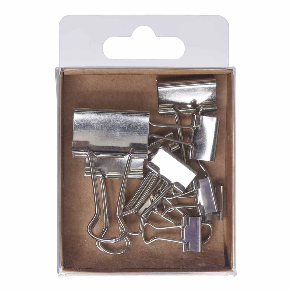 Wilko Silver Binder Clip Image