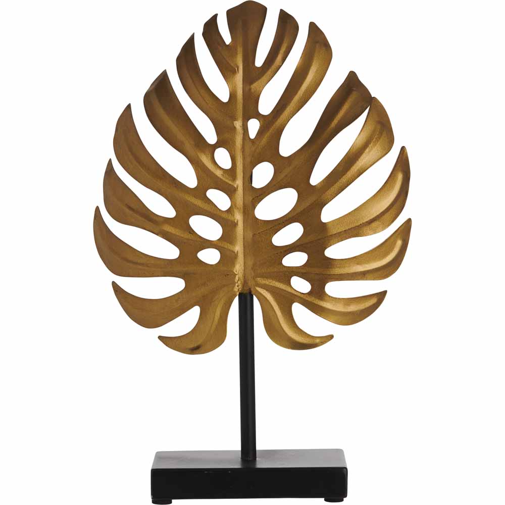 Wilko Gold Leaf Sculpture Image 2