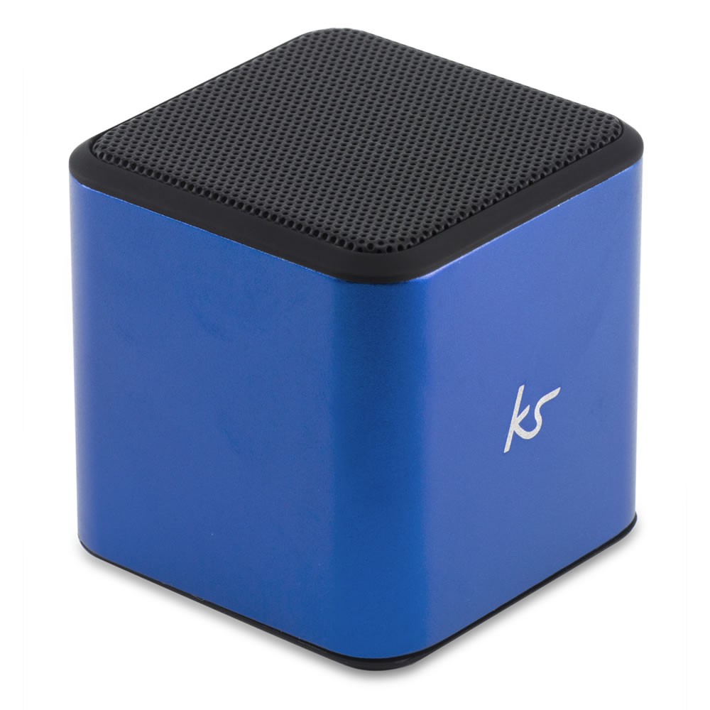 KitSound Blue Cube Bluetooth Speaker Image 2