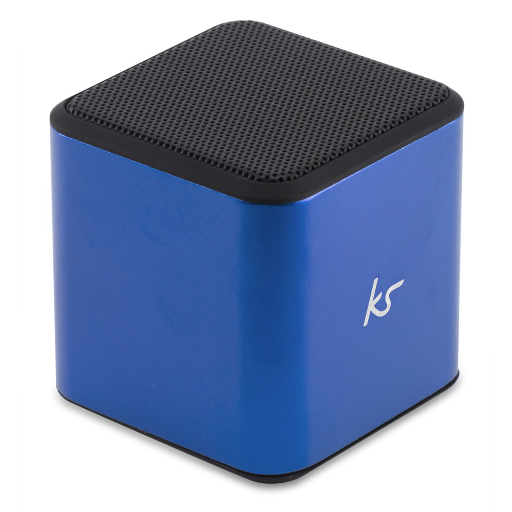 KitSound Blue Cube Bluetooth Speaker Wilko