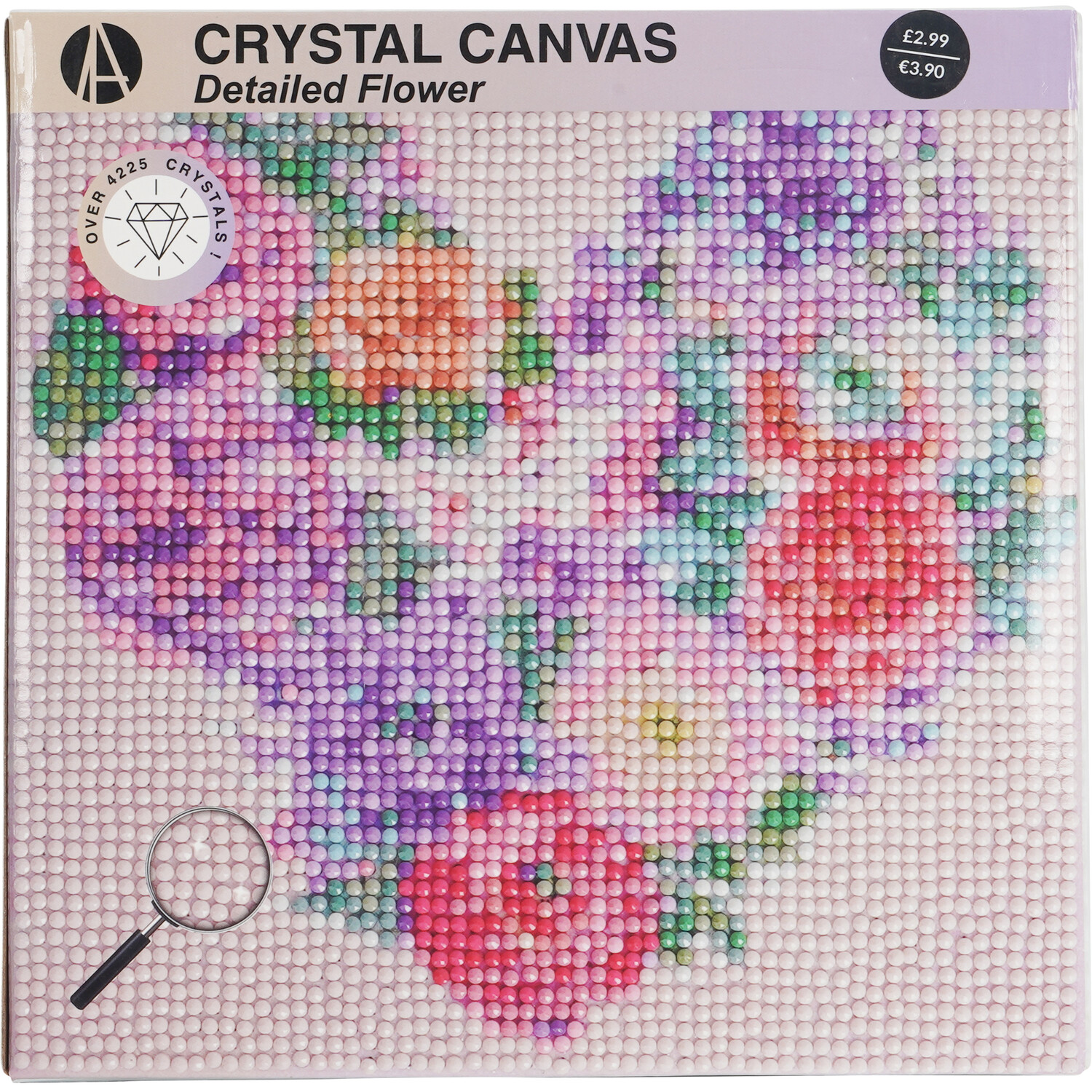 Art StudioCrystal Canvas Detailed Flower or Butterfly Image 4